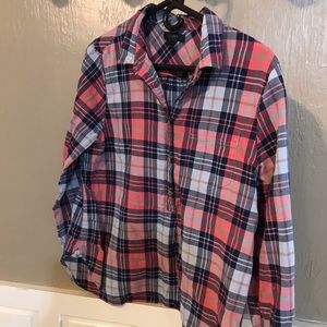 JCrew plaid flannel top!